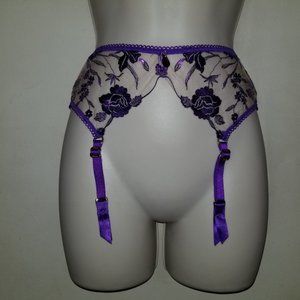 Honey Birdette Indigo Suspender size XL NWT